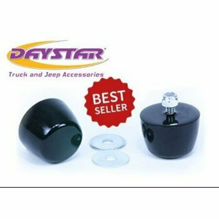 DAYSTAR 87-06 Jeep Wrangler YJ Hood Bumpers Polyurethane Black Pair KJ71051BK